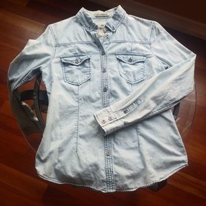 Timeout Denim Shirt Front Pockets L
